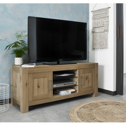 Blake Light Oak Entertainment Unit