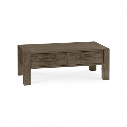 Blake Dark Oak Coffee Table With Drawers