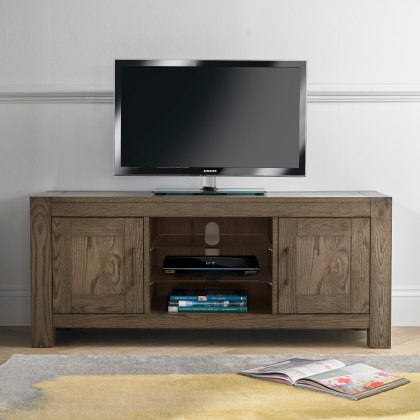 Blake Dark Oak Media Unit