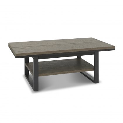 Turner Weathered Oak & Peppercorn Coffee Table