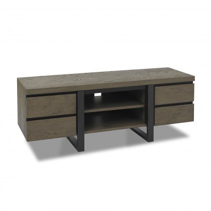 Turner Weathered Oak & Peppercorn Entertainment Unit