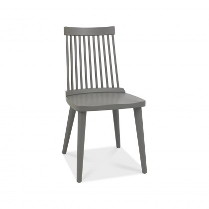 Johansen Spindle Chairs in Dark Grey