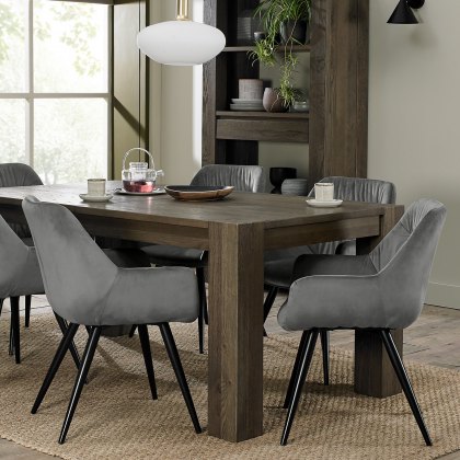 Constable Fumed Oak 6-8 Seater Dining Table