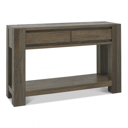 Constable Fumed Oak Console Table