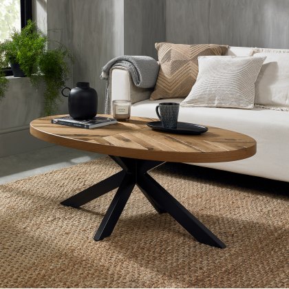 Bosco Rustic Oak Coffee Table