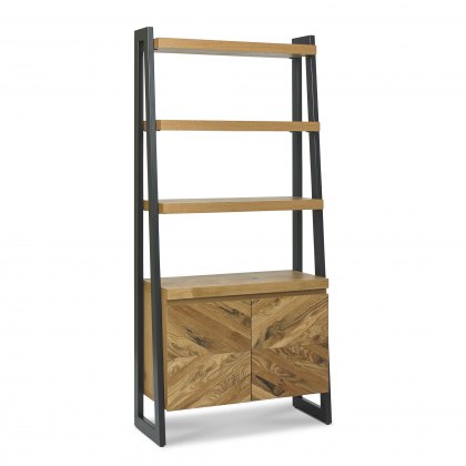 Bosco Rustic Oak Open Display Unit