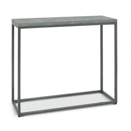 Degas Zinc & Dark Grey Narrow Console Table