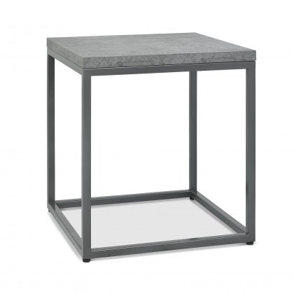 Degas Zinc & Dark Grey Side Table