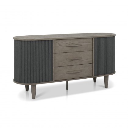 Monet Silver Grey Wide Sideboard