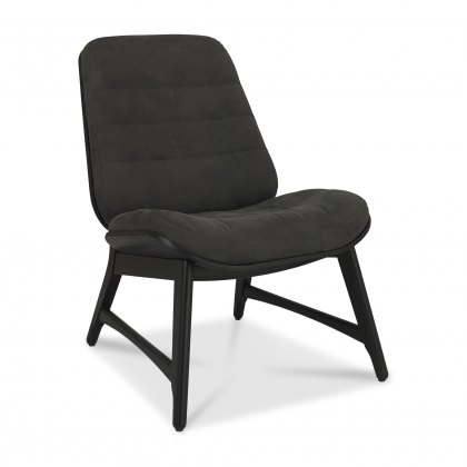 Tuxen Peppercorn Casual Chair in Dark Grey Fabric