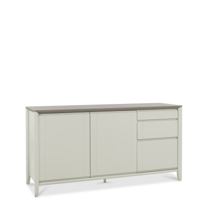 Jasper Grey Washed Oak & Soft Grey Wide Sideboard