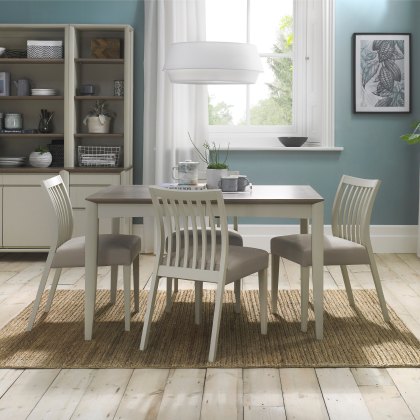 Jasper Grey Washed Oak & Soft Grey 4-6 Extension Table