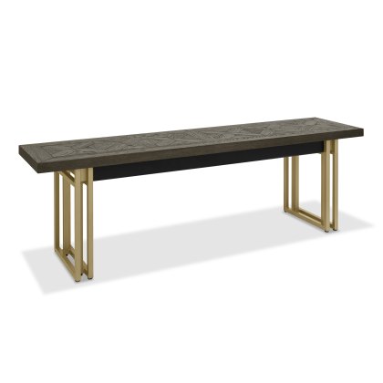 Varela Fumed Oak Wooden Bench