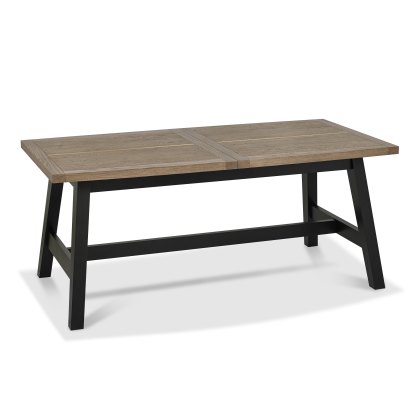 Rosen Weathered Oak & Peppercorn 4 - 6 Seater Dining Table