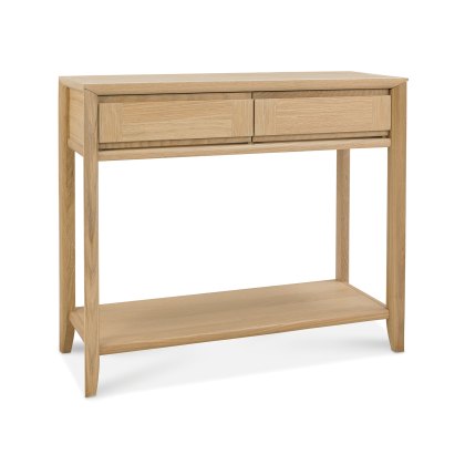 Jasper Oak Console Table with Drawers