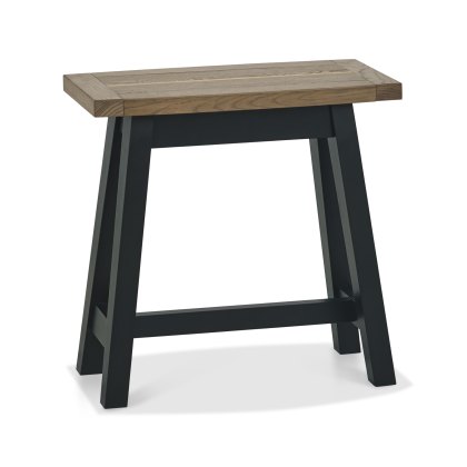 Rosen Weathered Oak & Peppercorn Side Table