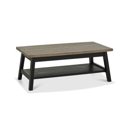 Rosen Weathered Oak & Peppercorn Coffee Table