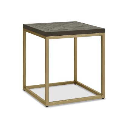 Varela Fumed Oak Lamp Table