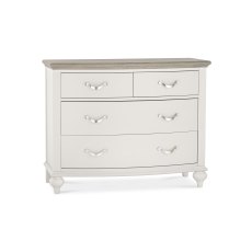 Miller Grey Washed Oak & Soft Grey 2+2 Drawer Chest