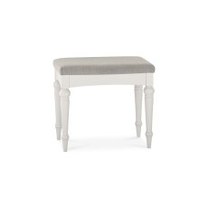 Miller Pebble Grey Fabric Soft Grey Stool