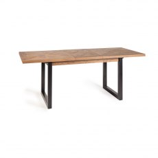 Lowry Rustic Oak 4-6 Seater Dining Table