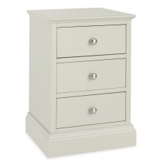 Palmer Soft Grey 3 Drawer Nightstand