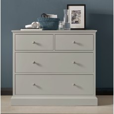 Palmer Soft Grey 2+2 Drawer Chest