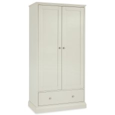 Palmer Soft Grey Double Wardrobe