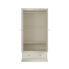 Palmer Soft Grey Double Wardrobe