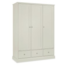 Palmer Soft Grey Triple Wardrobe