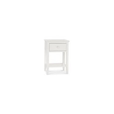 Palmer White 1 Drawer Nightstand