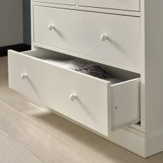 Palmer White 2+2 Drawer Chest