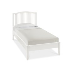 Palmer White Slatted Bedstead Single 90cm