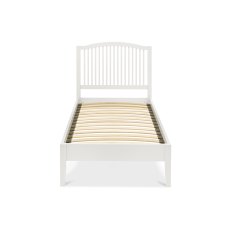 Palmer White Slatted Bedstead Single 90cm