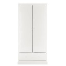 Palmer - White Double Wardrobe