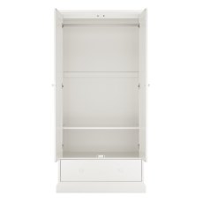 Palmer White Double Wardrobe