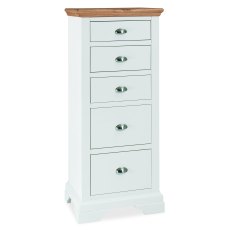 Colman Two Tone 5 Drawer Tall Chest