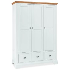 Colman Two Tone Triple Wardrobe