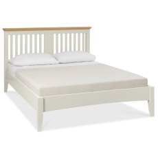 Colman Soft Grey & Pale Oak Bedstead Double 135cm