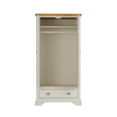 Colman Soft Grey & Pale Oak Double Wardrobe