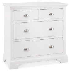 Colman White 2+2 Drawer Chest