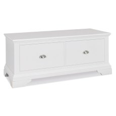 Colman White Blanket Box