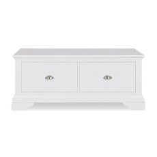 Colman White Blanket Box