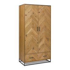 Varo Rustic Oak Double Wardrobe