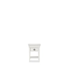 Venet White 1 Drawer Nightstand