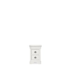 Venet White 2 Drawer Nightstand