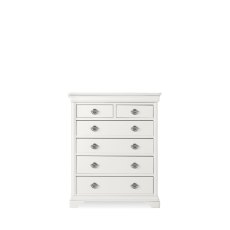 Venet White 2+4 Drawer Chest