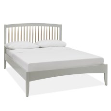 Larsen Scandi Oak & Warm Grey Low Footend Bedstead Double 135cm