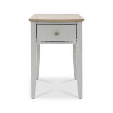 Larsen Scandi Oak & Warm Grey 1 Drawer Nightstand