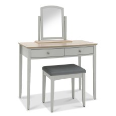 Larsen Scandi Oak & Warm Grey Vanity Mirror